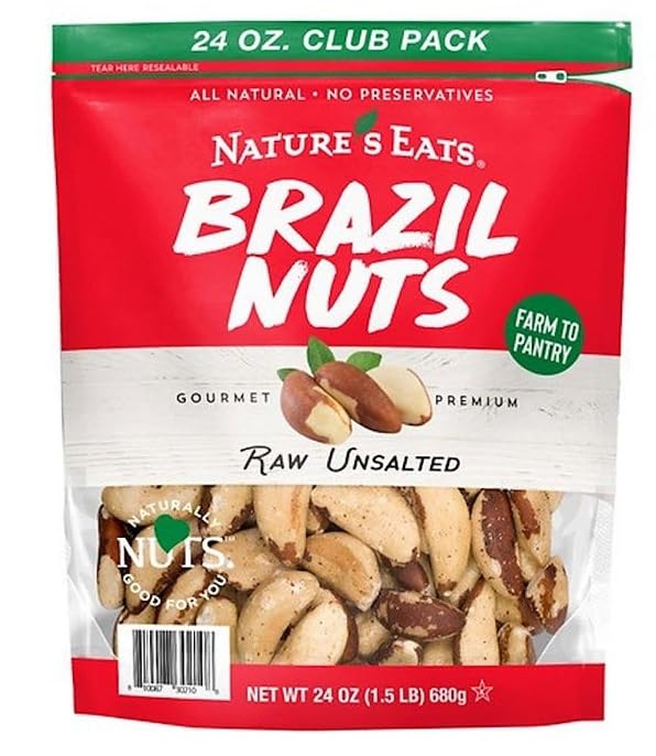 Nature's Eats front packaging showing 24oz pouch and resealable closure for freshness