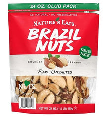 Nature's Eats front packaging showing 24oz pouch and resealable closure for freshness