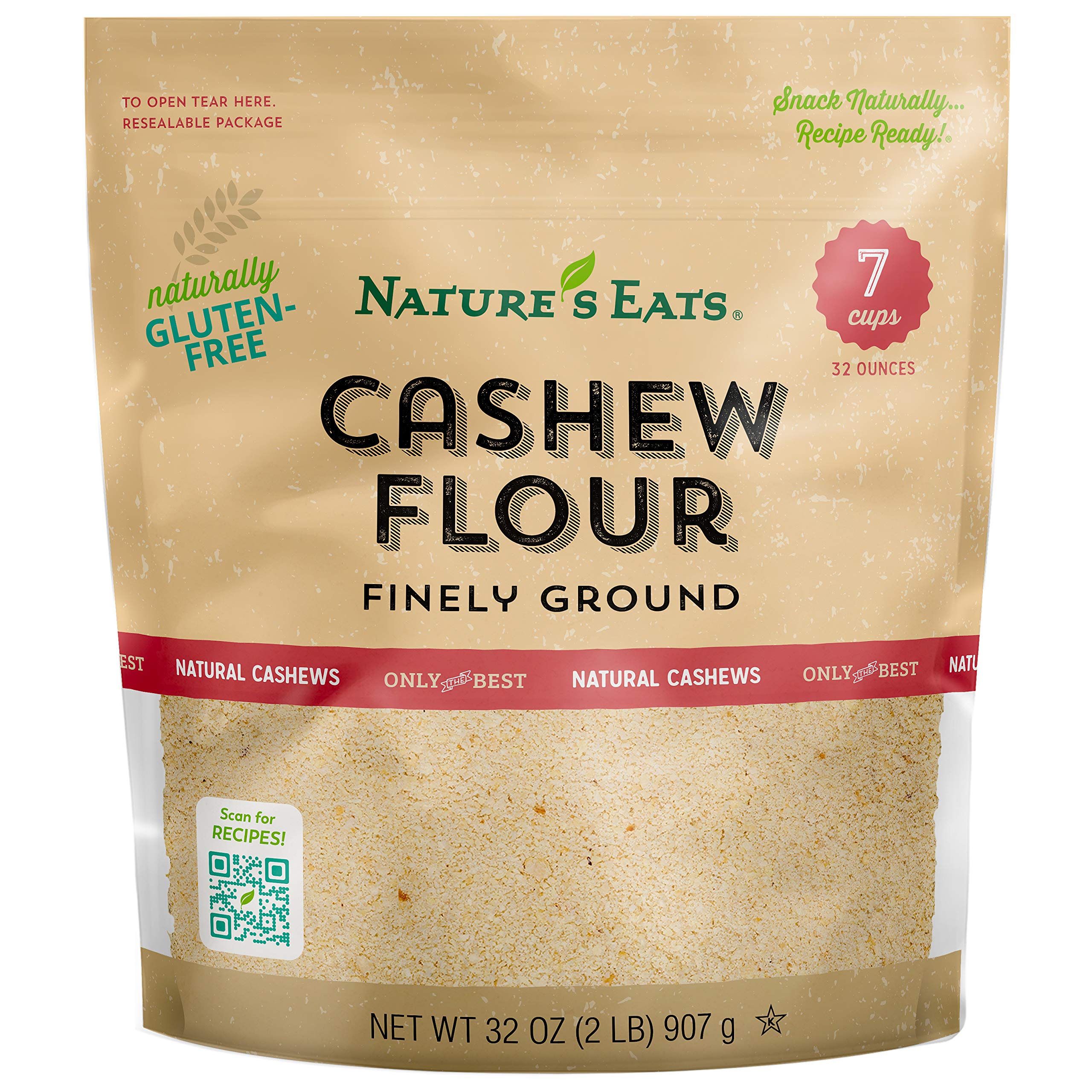 Nature's Eats front package showing 32 oz bag and clear label benefits