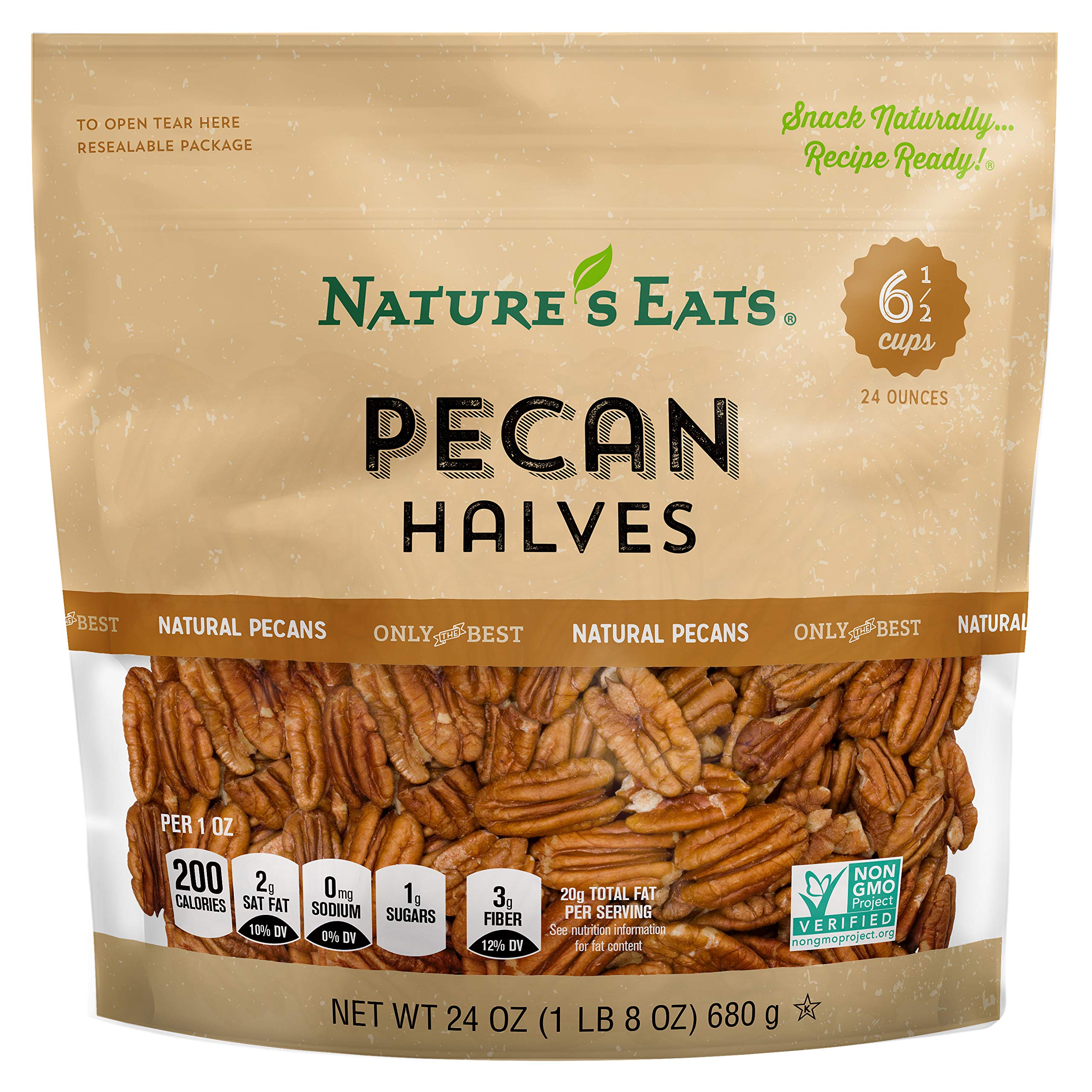 Nature's Eats front packaging showing 24 ounce bag and product name for easy identification