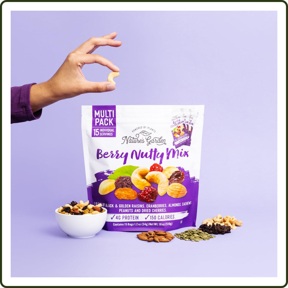 Nature's Garden nutrition label and ingredient list displayed for informed shoppers