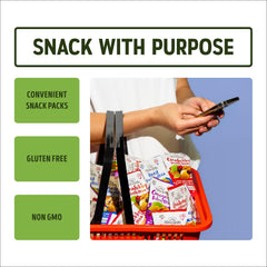 Nature's Garden individual pouch in hand demonstrating portable single‑serve convenience