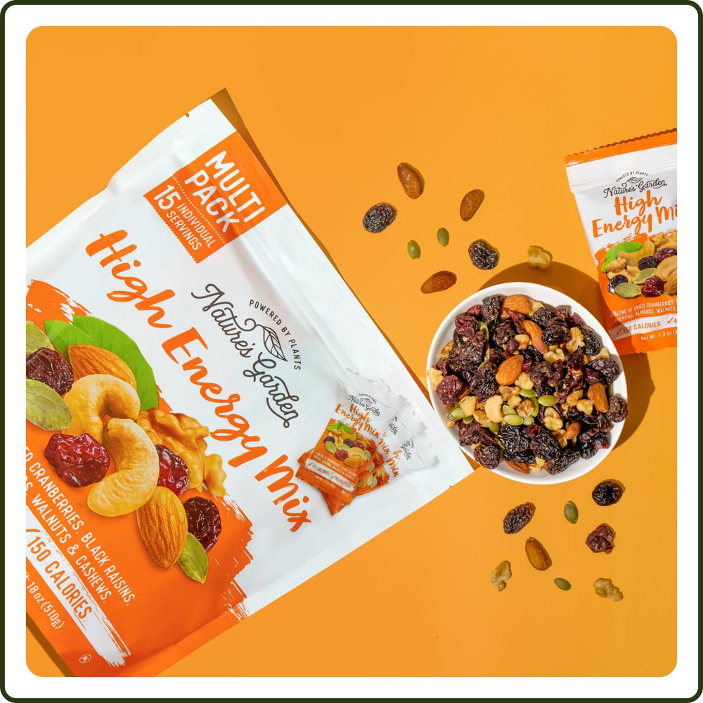 Nature's Garden ingredient label detail highlighting premium components