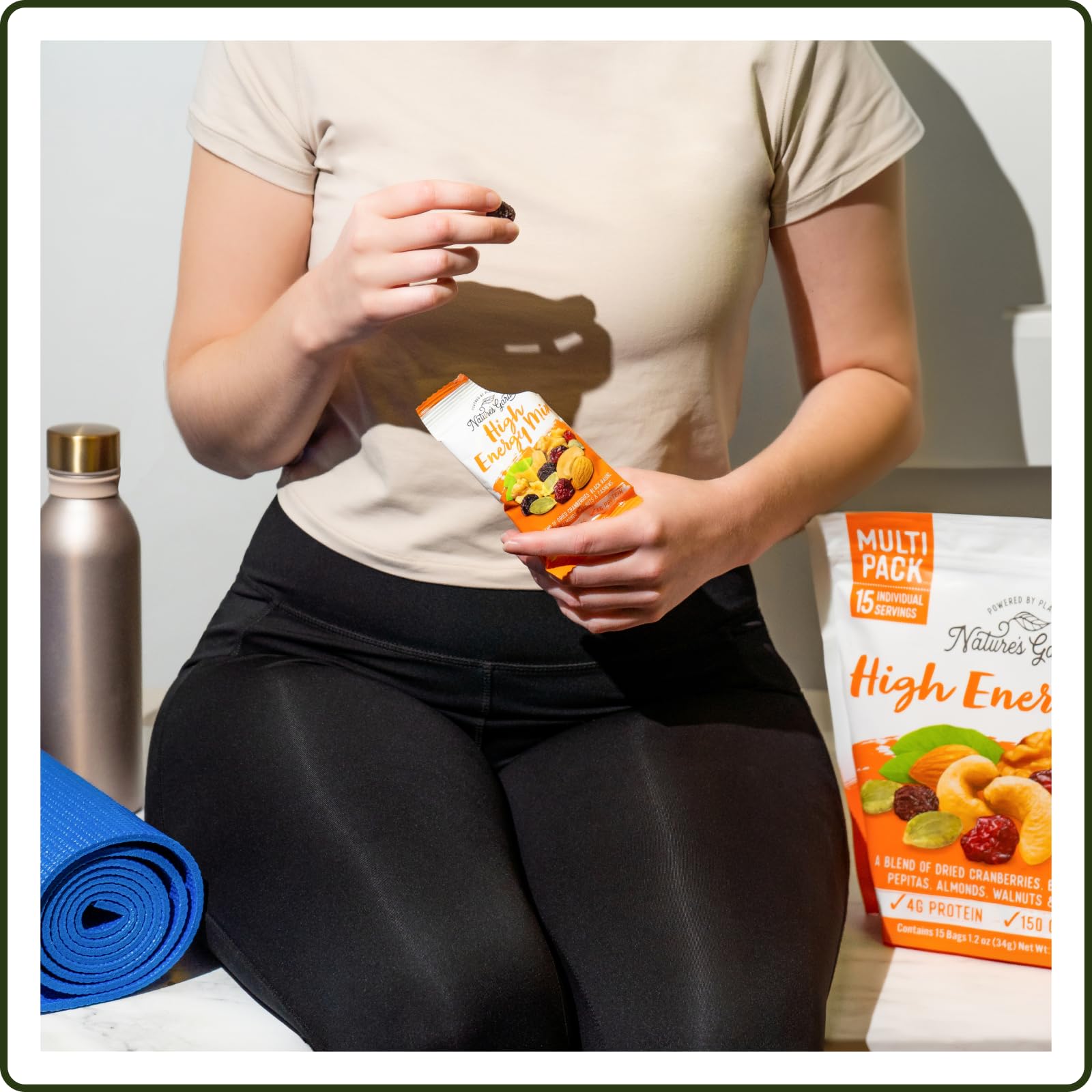 Nature's Garden pack in outdoor setting illustrating convenient fueling