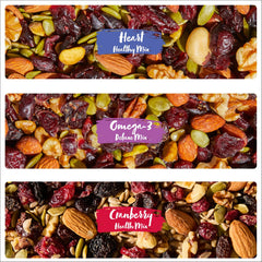 Nature's Garden opened pouch showing trail mix contents and grab‑and‑go readiness