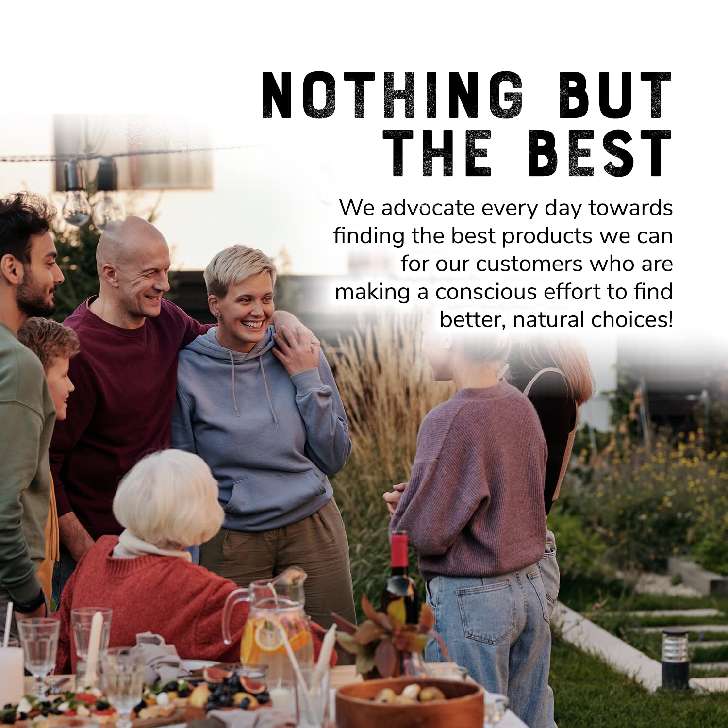 Stacked Nature's Greatest Foods cans in pantry emphasizing bulk value and shelf storage