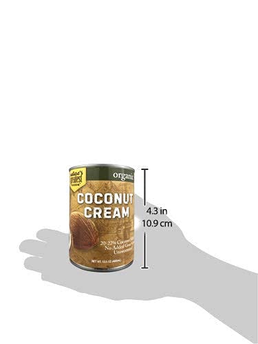 Nature's Greatest Foods can beside a measuring cup illustrating 13.5 oz scale and portioning ease