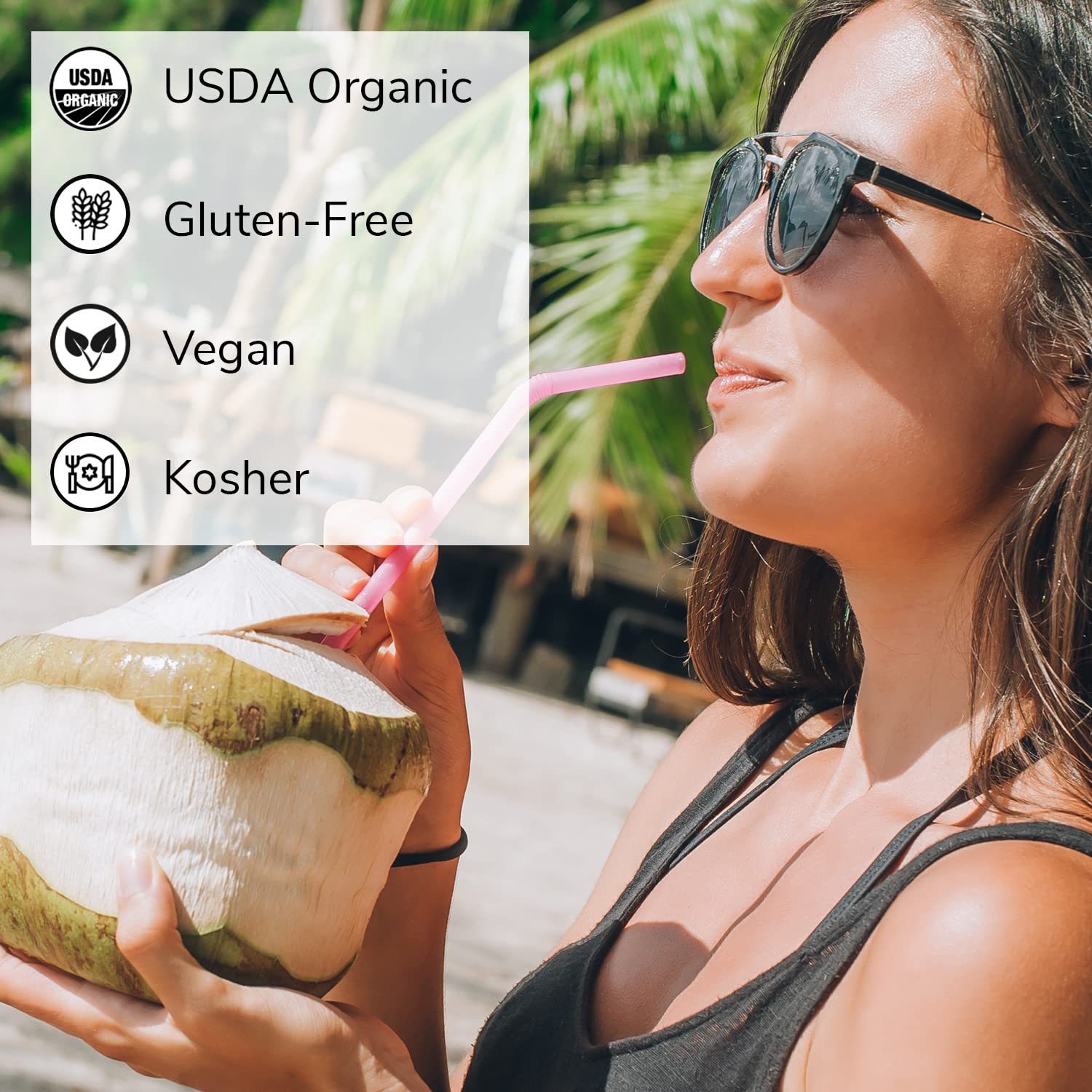 Nature's Greatest Foods splash close-up capturing clear texture and natural electrolytes