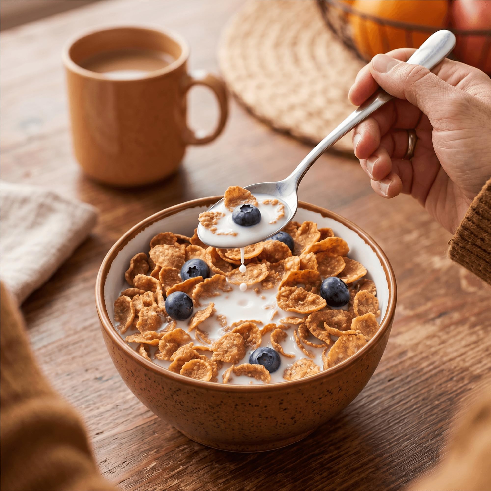 Nature's Path scattered ancient grains illustrating quinoa millet spelt khorasan benefits