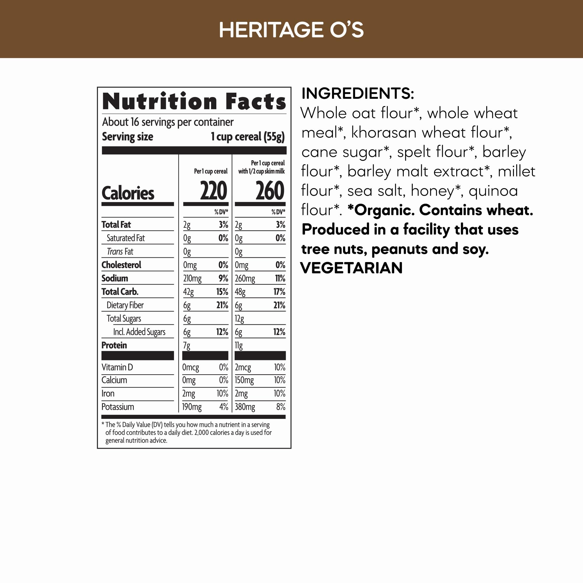 Nature's Path ECO pac recyclable bag label emphasizing reduced waste and value