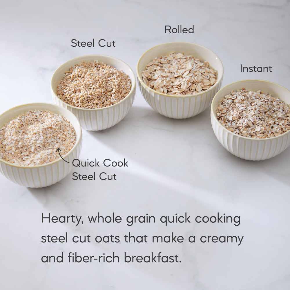Nature's Path overnight oats bowl demonstrating easy grab-and-go meal