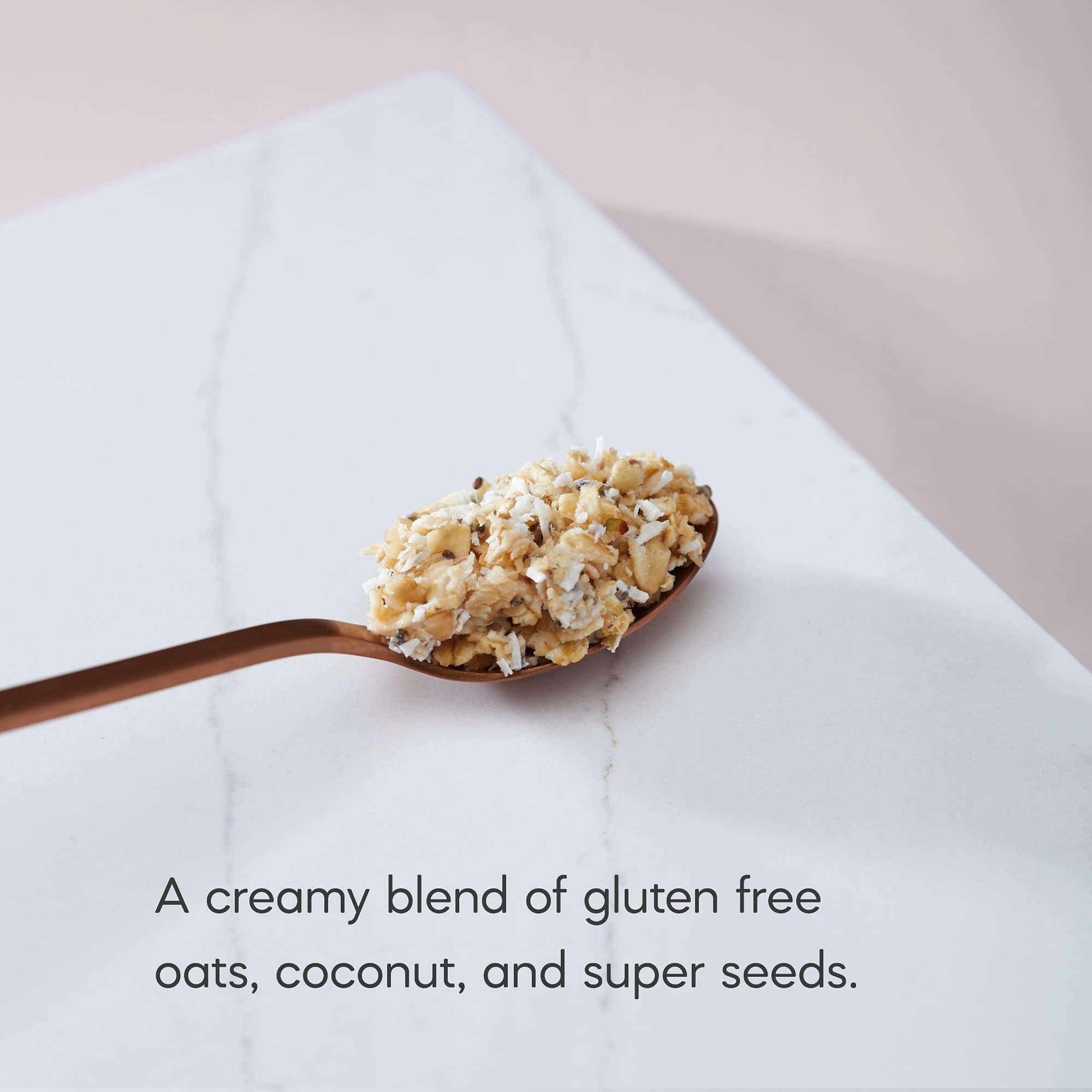 Nature's Path Qi'a oatmeal on a breakfast table illustrating quick nutritious meal