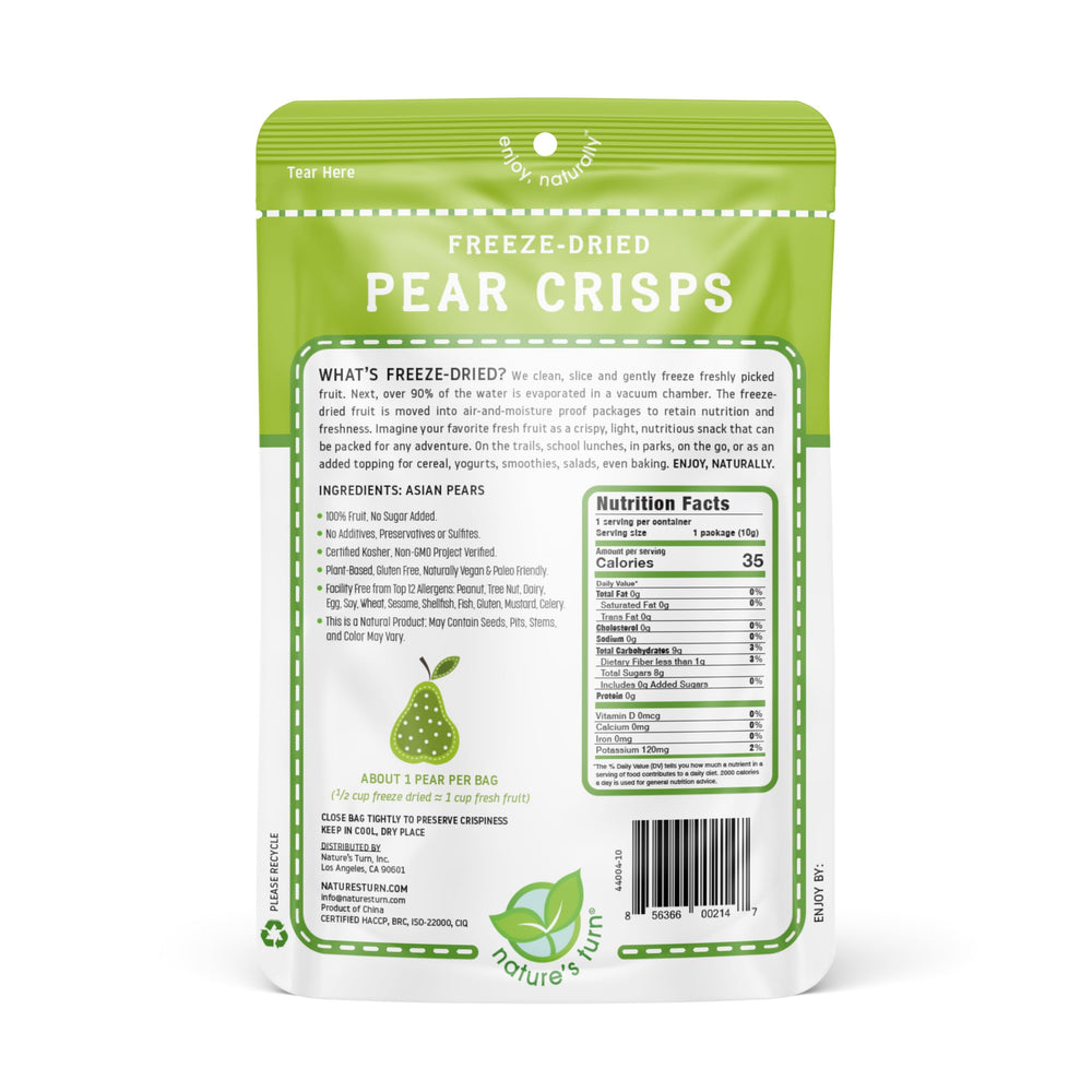 Nature's Turn single 0.35 oz bag closeup and convenient portioning