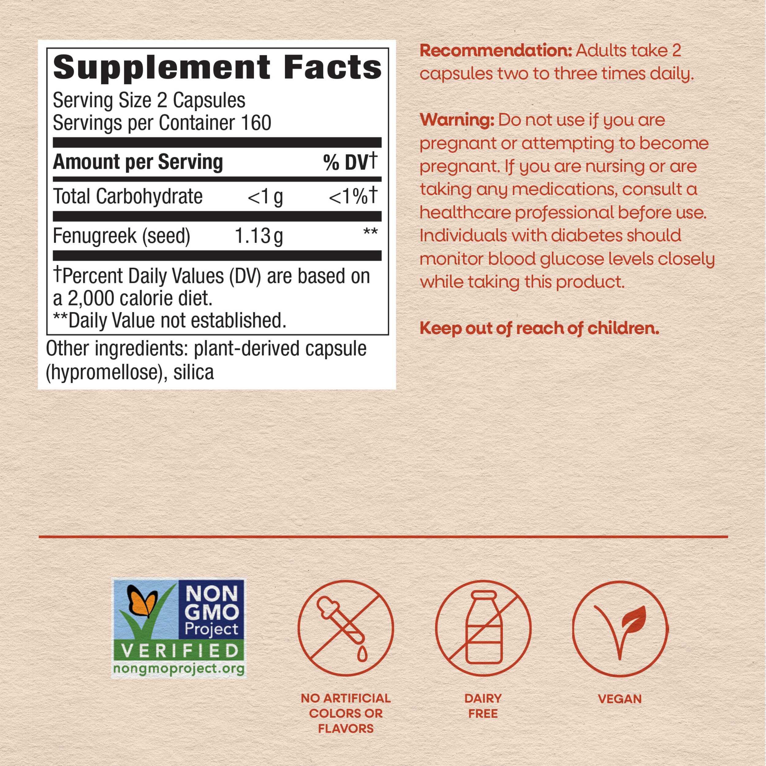 Nature's Way quality and testing badge highlighting product consistency