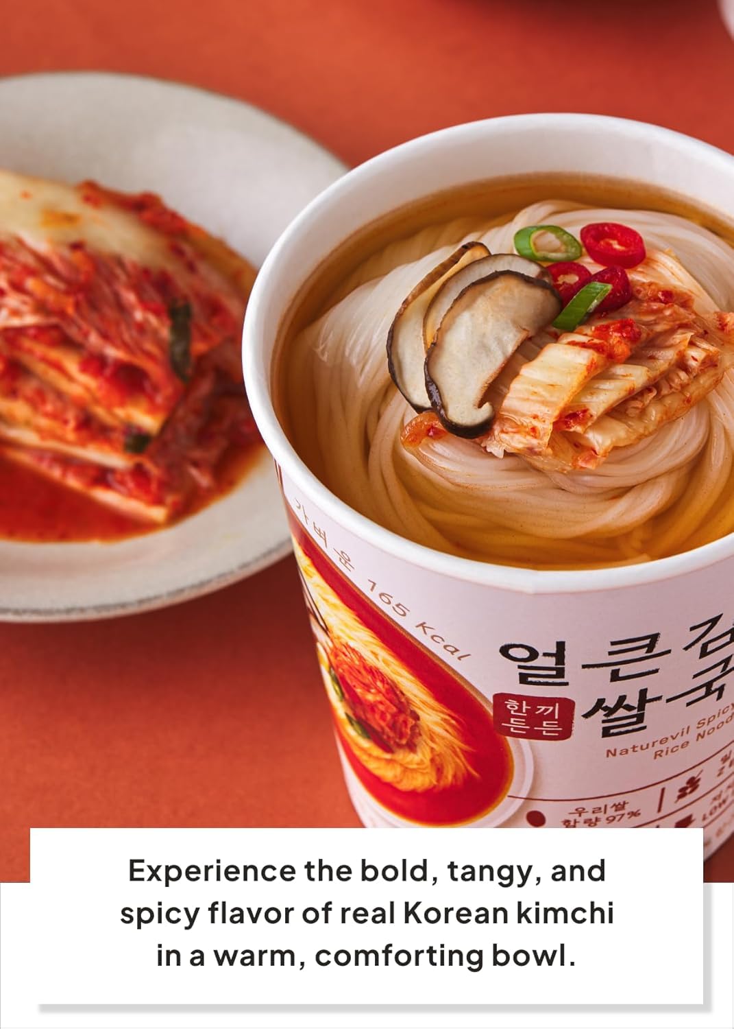 NATUREVIL rice noodle texture close-up showing gluten-free chew