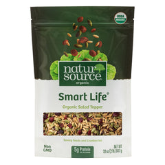 NaturSource front packaging showing 32 oz resealable pouch and organic seal for shelf appeal