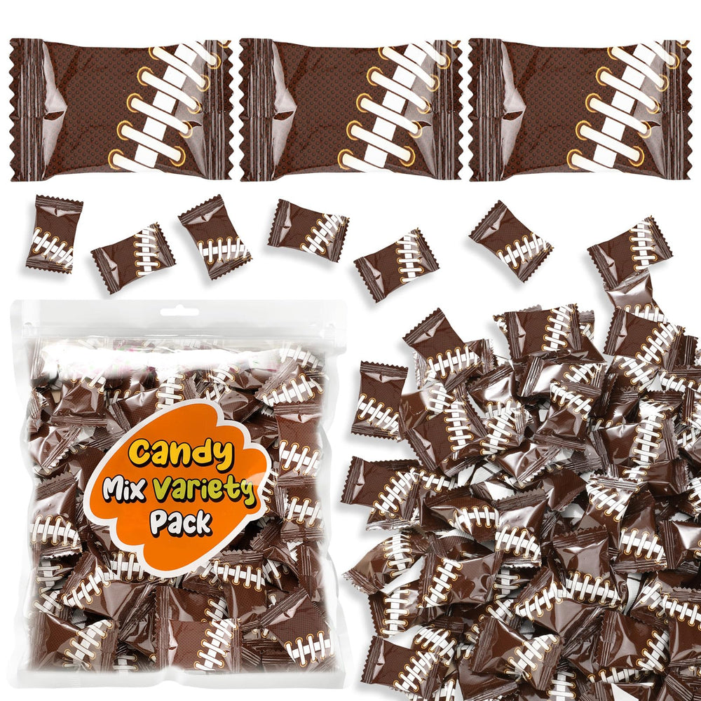 Naucoos front pouch showing sports-themed design and resealable benefit