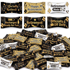 Naucoos front packaging showing black gold wrappers and festive retiree motifs for elegant presentation