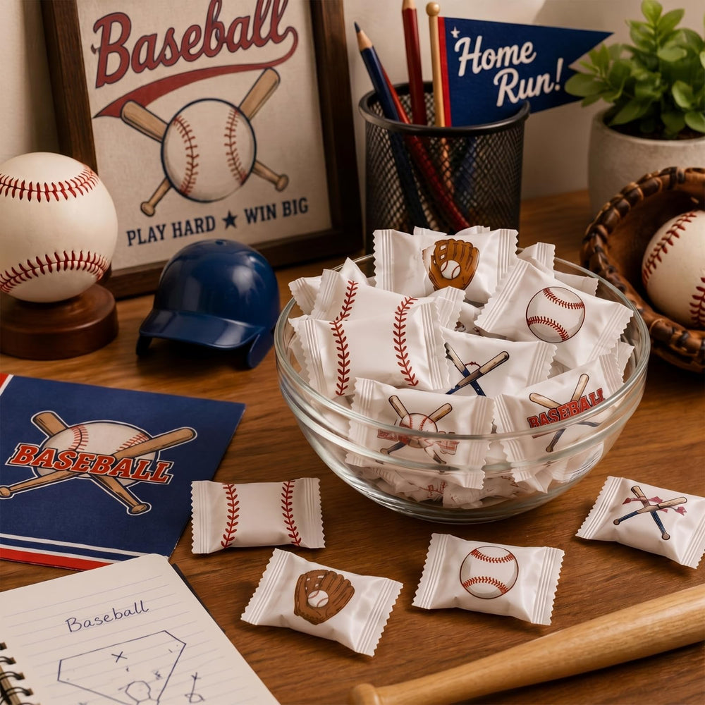 Naucoos open bulk box in dugout ready to serve players and fans
