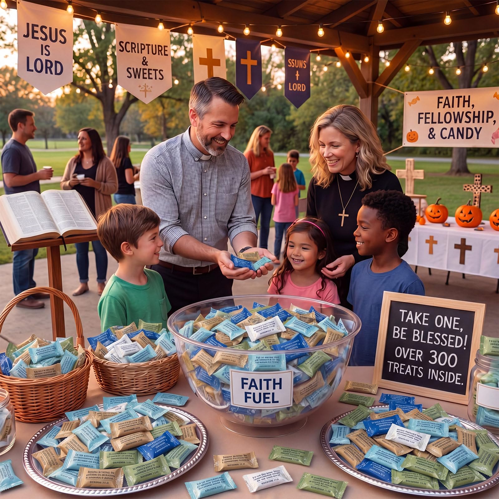 Naucoos mints displayed on a welcome table to create warm guest impressions benefit