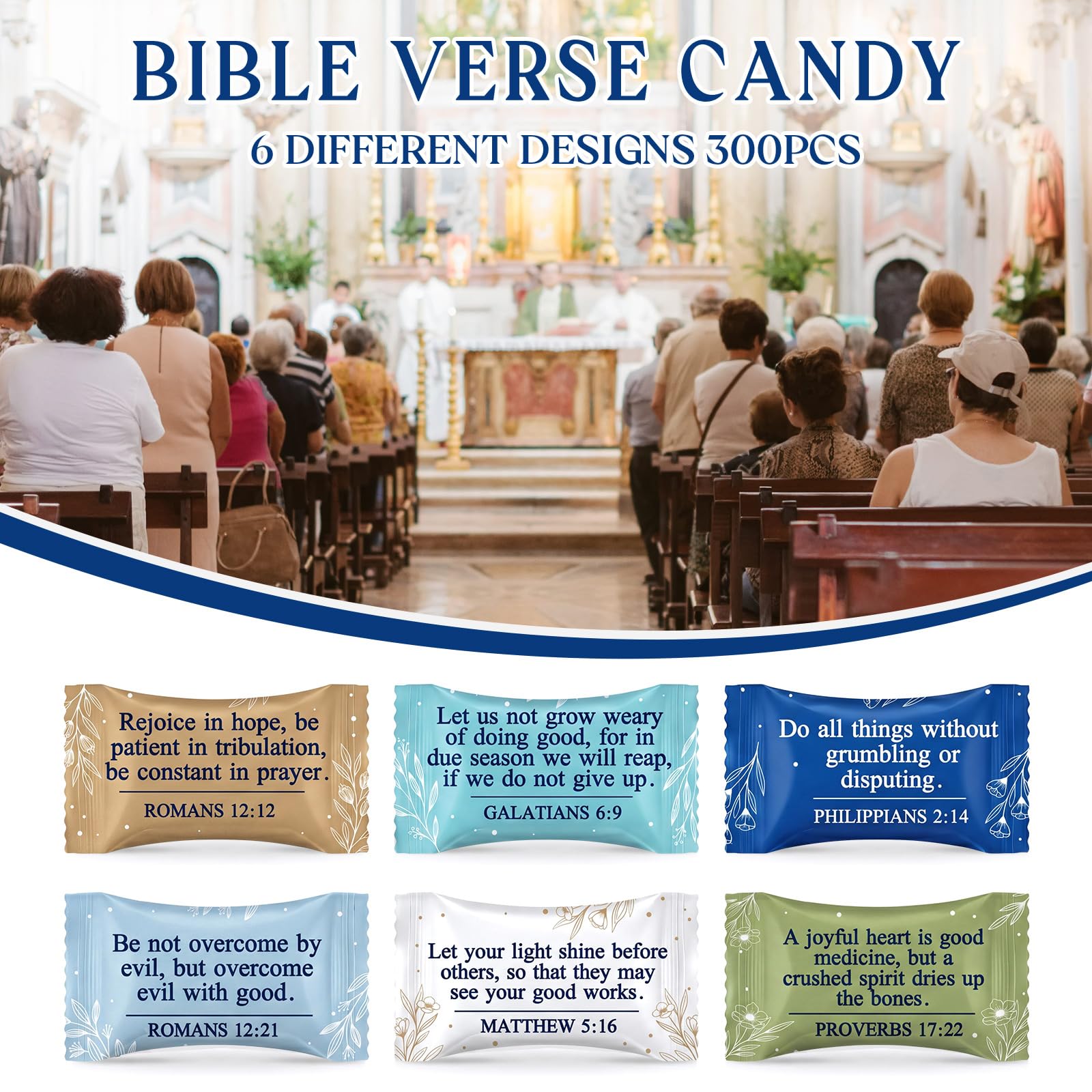 Naucoos mints being handed out at a church event showing easy sharing benefit