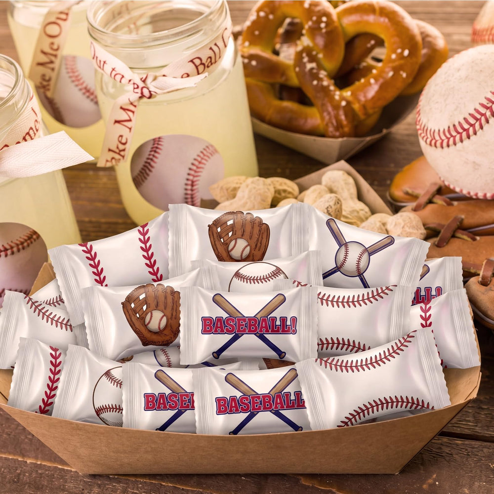 Naucoos party favor bags filled with baseball mints for instant giveaways