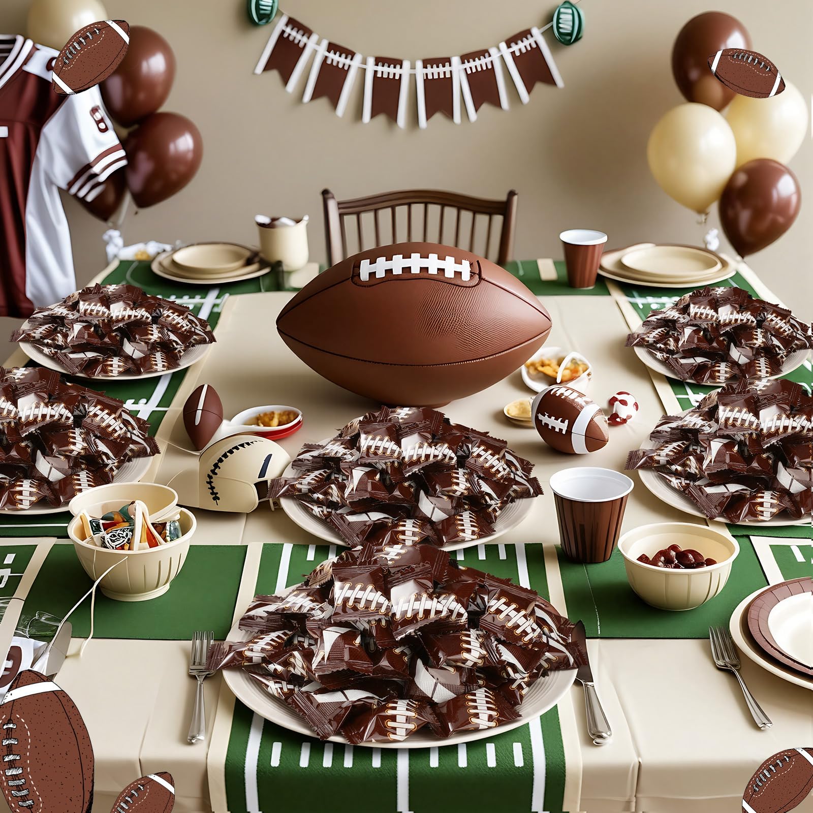 Naucoos party table display demonstrating visual appeal and convenience