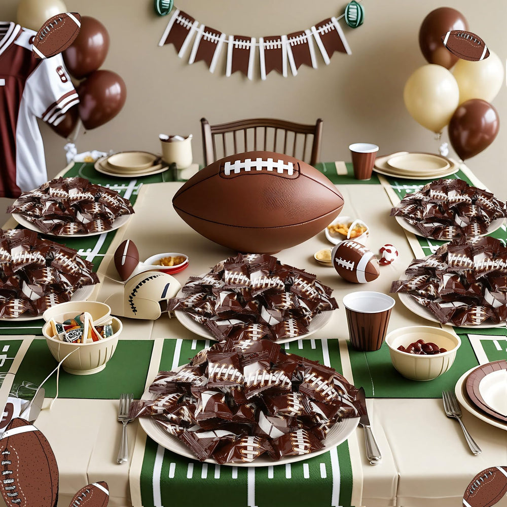 Naucoos party table display demonstrating visual appeal and convenience