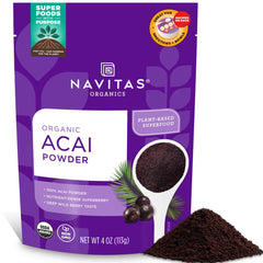 Navitas Organics front packaging showing bag and product branding benefits convenience