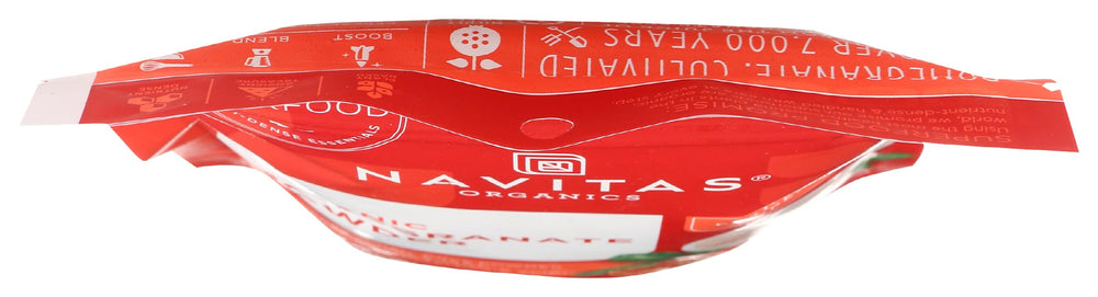 Navitas Organics powder blended into a smoothie bowl for bright flavor benefit