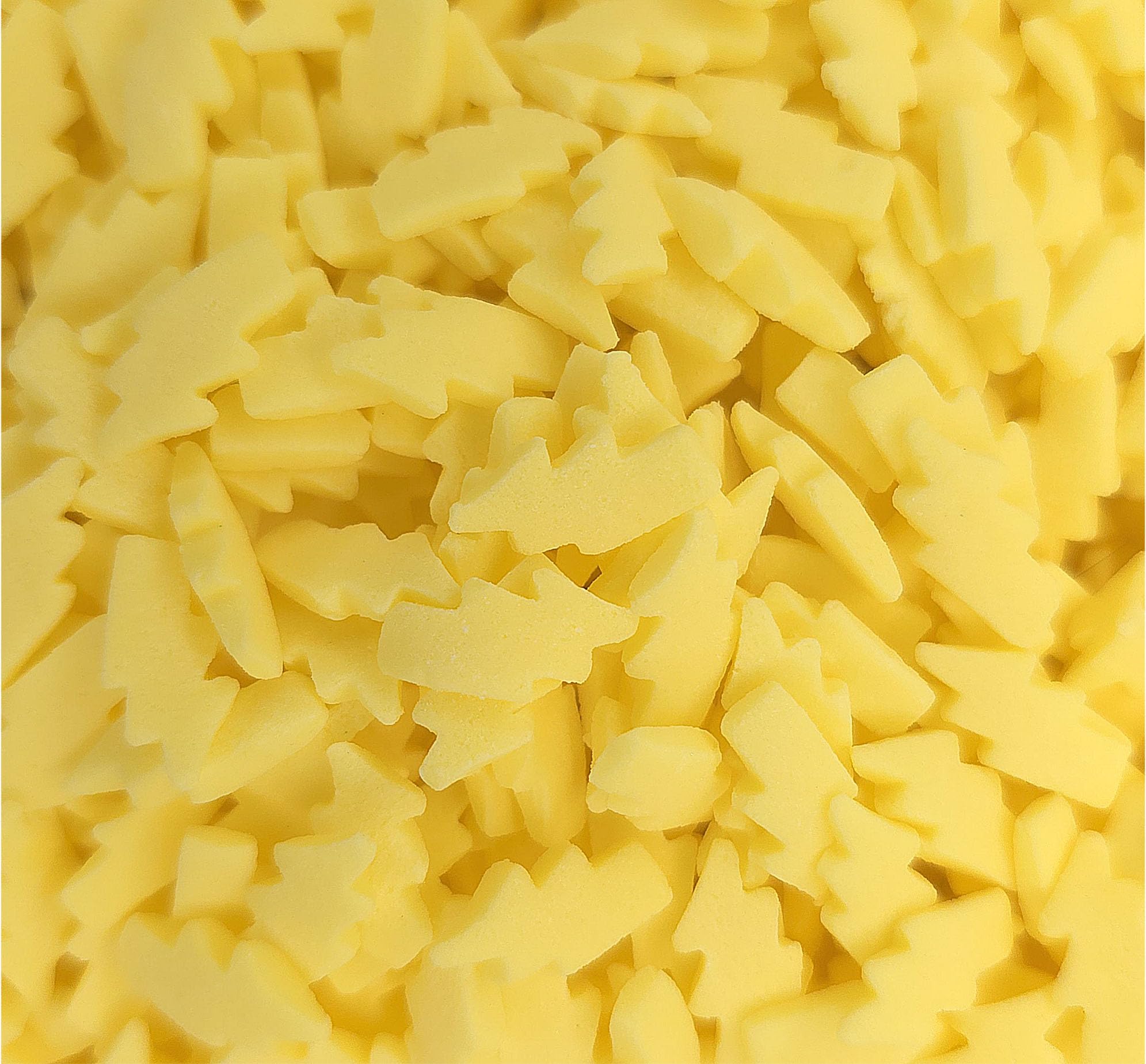 NCS close-up of thin lightning bolt sprinkles showing crisp texture