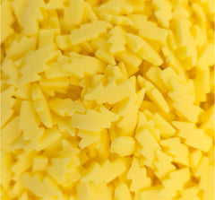 NCS close-up of thin lightning bolt sprinkles showing crisp texture