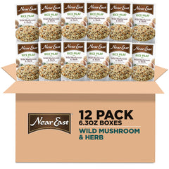 Near East front packaging showing pilaf box and branding for pantry convenience