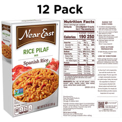 Near East opened box with seasoning packet visible for quick, easy preparation