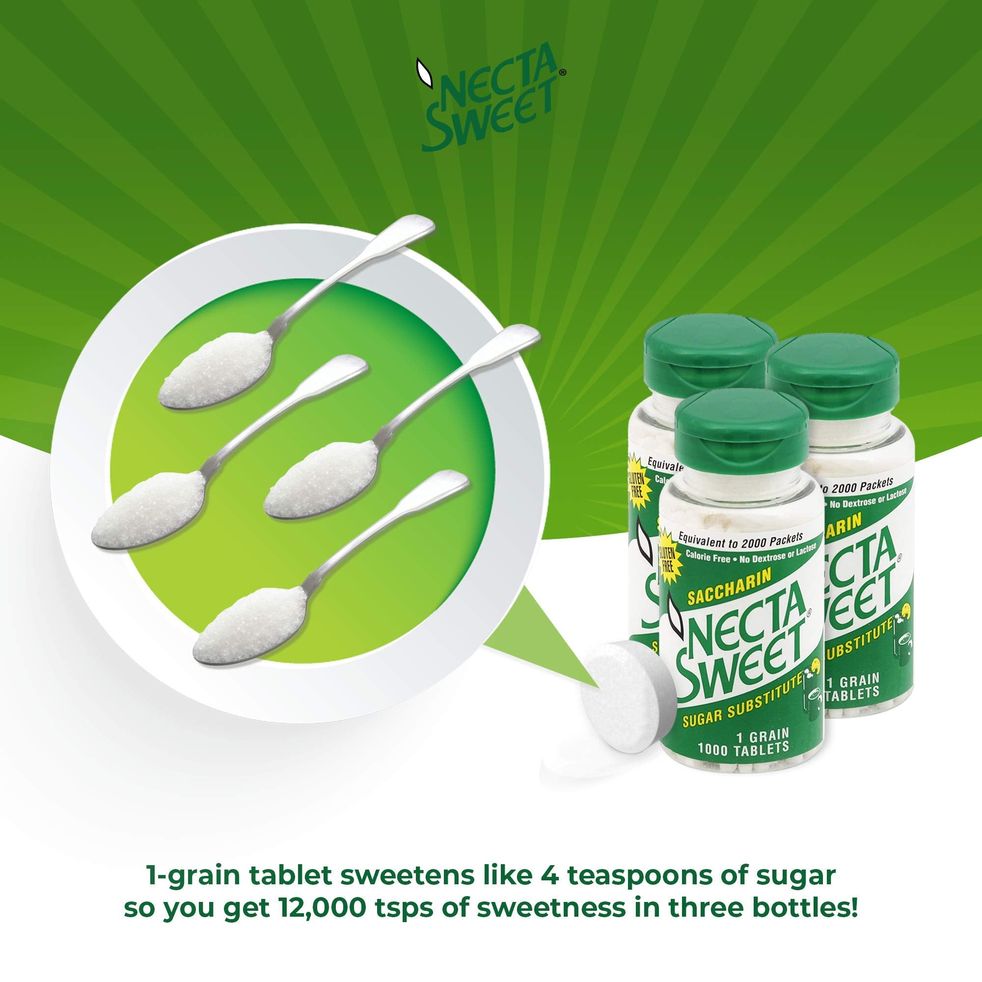 Necta Sweet ingredient label close-up, ingredient transparency benefit