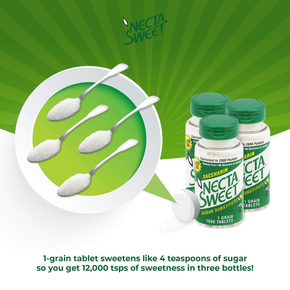 Necta Sweet ingredient label close-up, ingredient transparency benefit