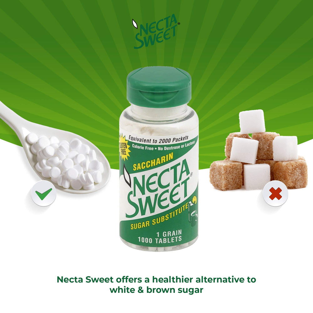 Necta Sweet tablet dissolving in coffee, fast-mix benefit visible