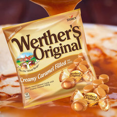 Needzo Wether's open bag with mixed caramels visible for variety and sharing