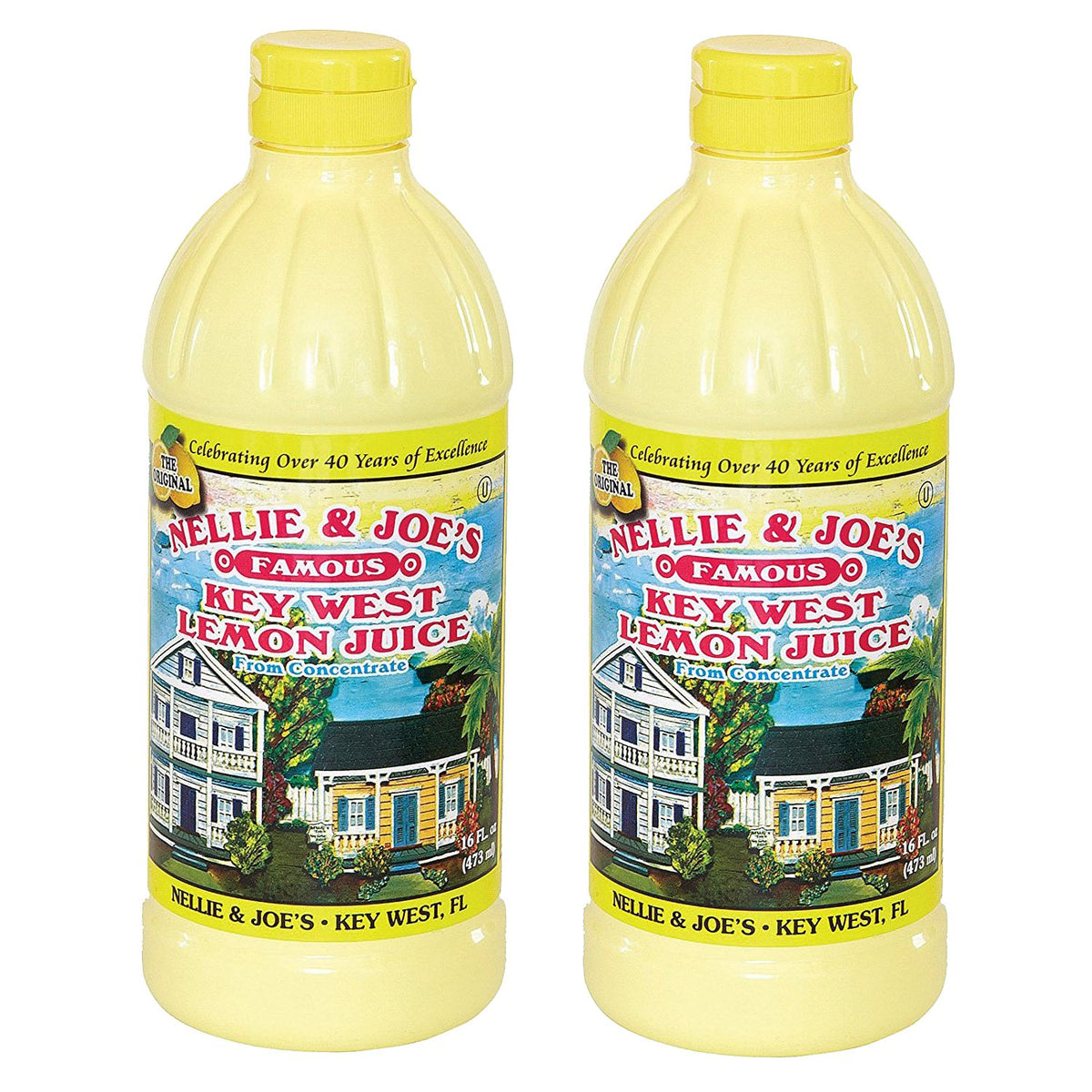 Nellie & Joe's bottle front label showing natural lemon juice and clear usage benefits