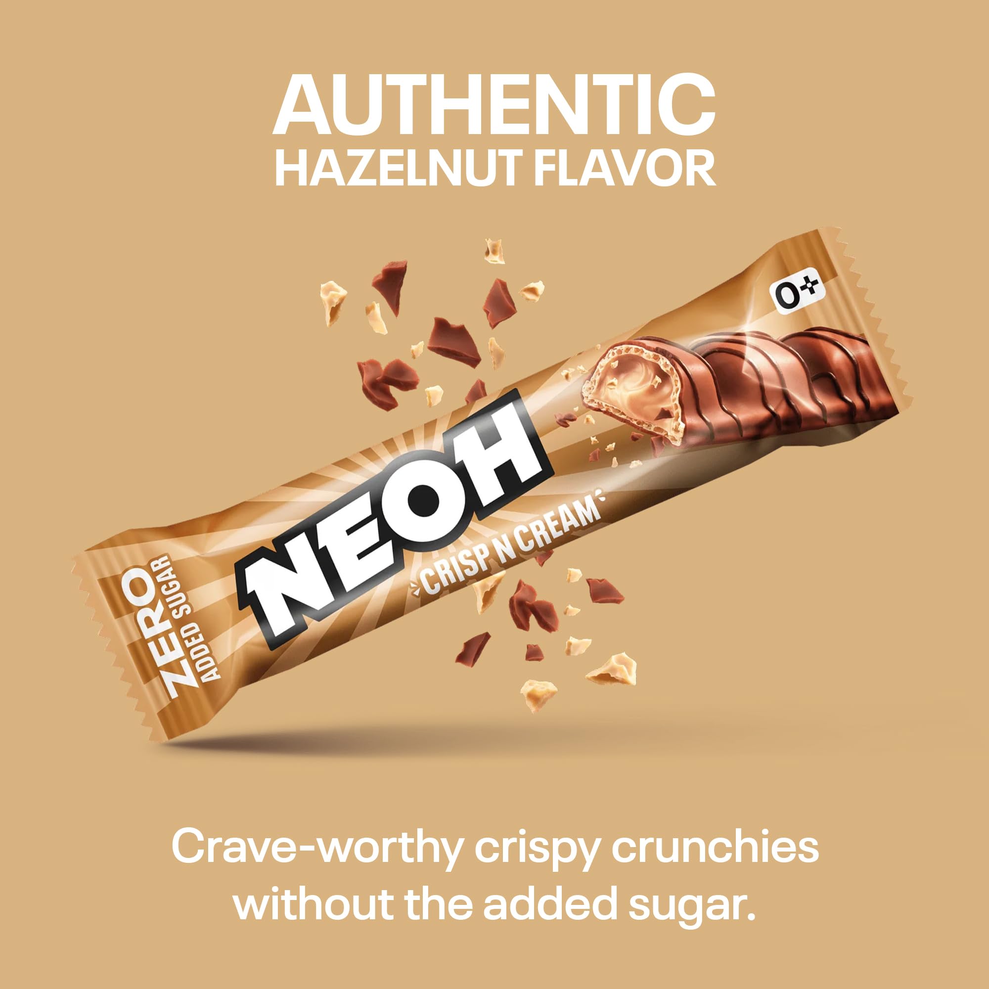 NEOH chocolate coating detail emphasizing smooth finish and rich indulgence