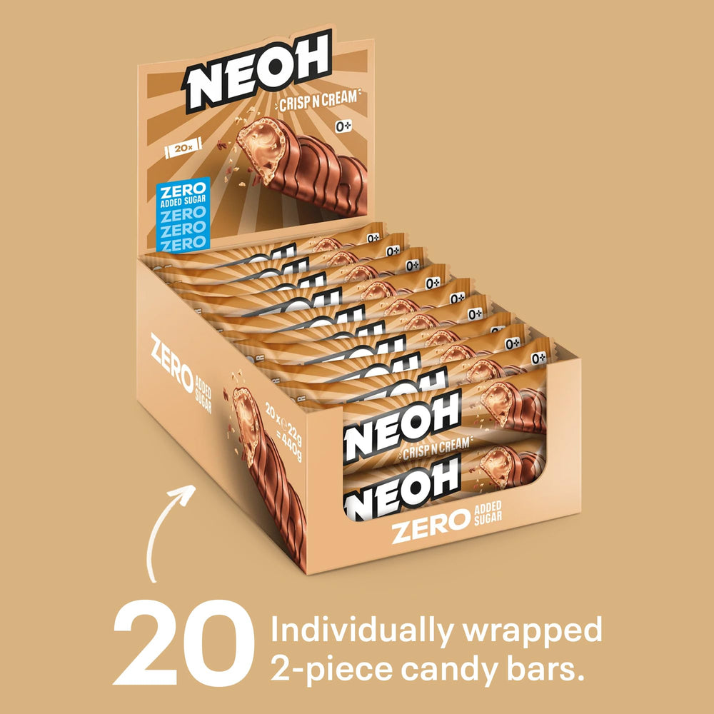 NEOH close-up of wafer texture highlighting crispy layers and light cream