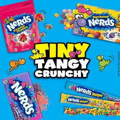 Nerds close-up showing crunchy candy texture for satisfying bite appeal