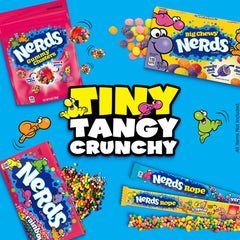 NERDS close-up of tiny crunchy texture highlighting tangy bite