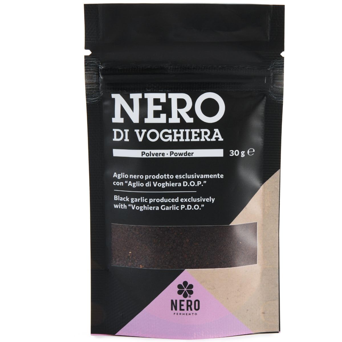 NERO FERMENTO powdered texture close-up, shows fine grind for even seasoning
