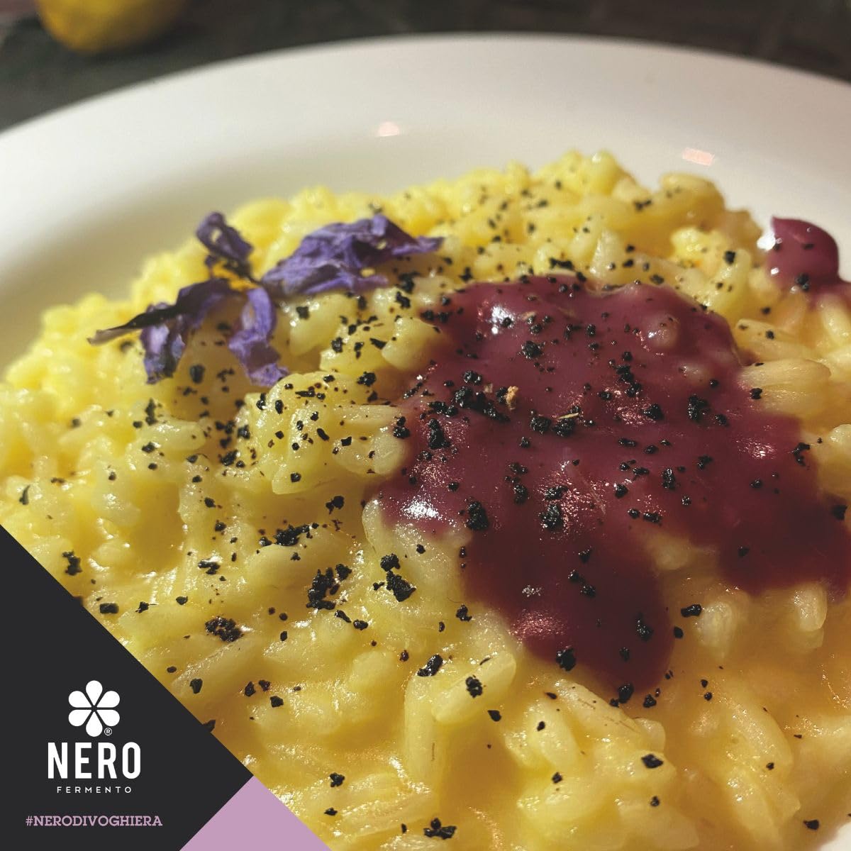 NERO FERMENTO sprinkled on roasted vegetables, adds savory depth and finish