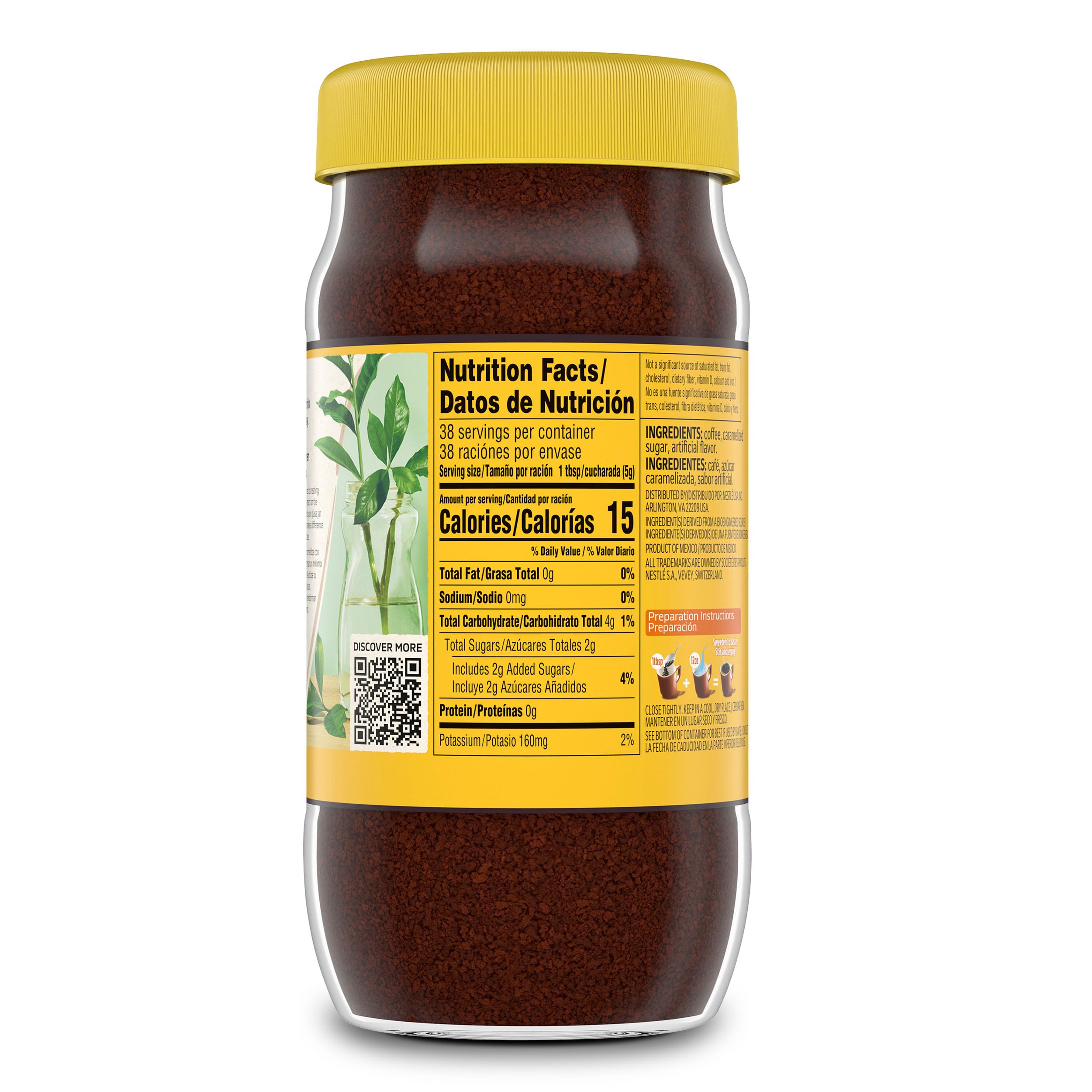 Nescafé instant coffee with milk and cinnamon showing recipe versatility