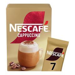 Nescafé sachet close-up with clear branding and single-serve convenience