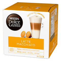 Nescafé Dolce Gusto Cappuccino foam detail demonstrating creamy texture