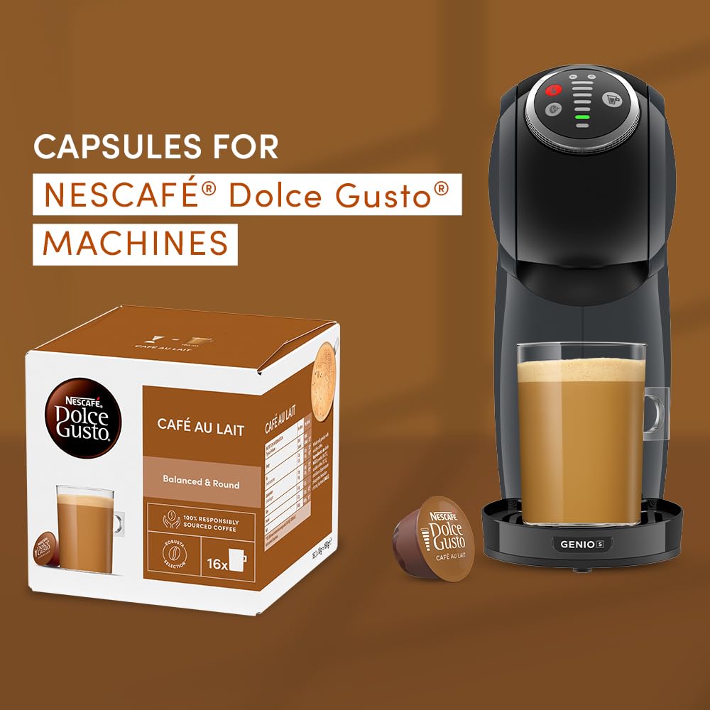 Nescafé Dolce Gusto capsule close-up highlighting sealed design for preserved freshness