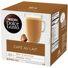 Nescafé Dolce Gusto capsules aligned to display portioned convenience